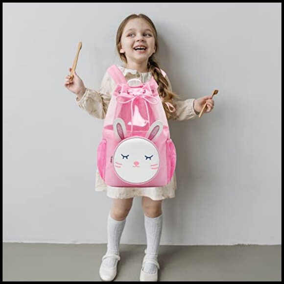 Drawstring Backpack Gym Bag Waterproof Lightweight for Kids Sports Swim Beach main image 6